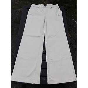 New w/Tags - sz 12- NYDJ Teresa Wide Leg Jeans in color White Creek